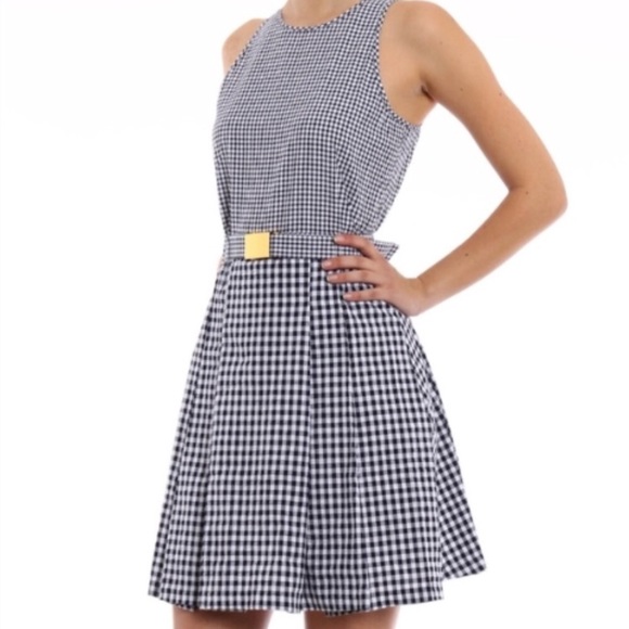 michael kors gingham dress